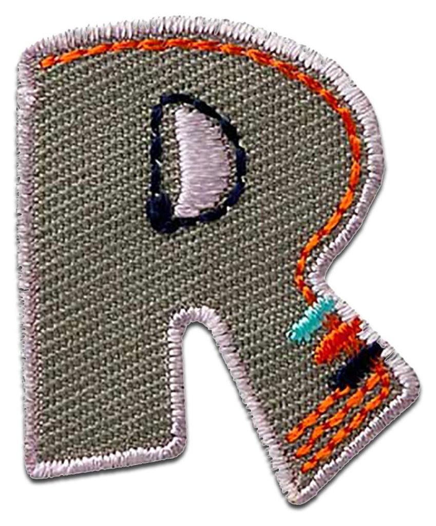 Buchstabe R 2.8 x 3.4 cm: Alphabet Buchstabe Einzeln Produktbild 