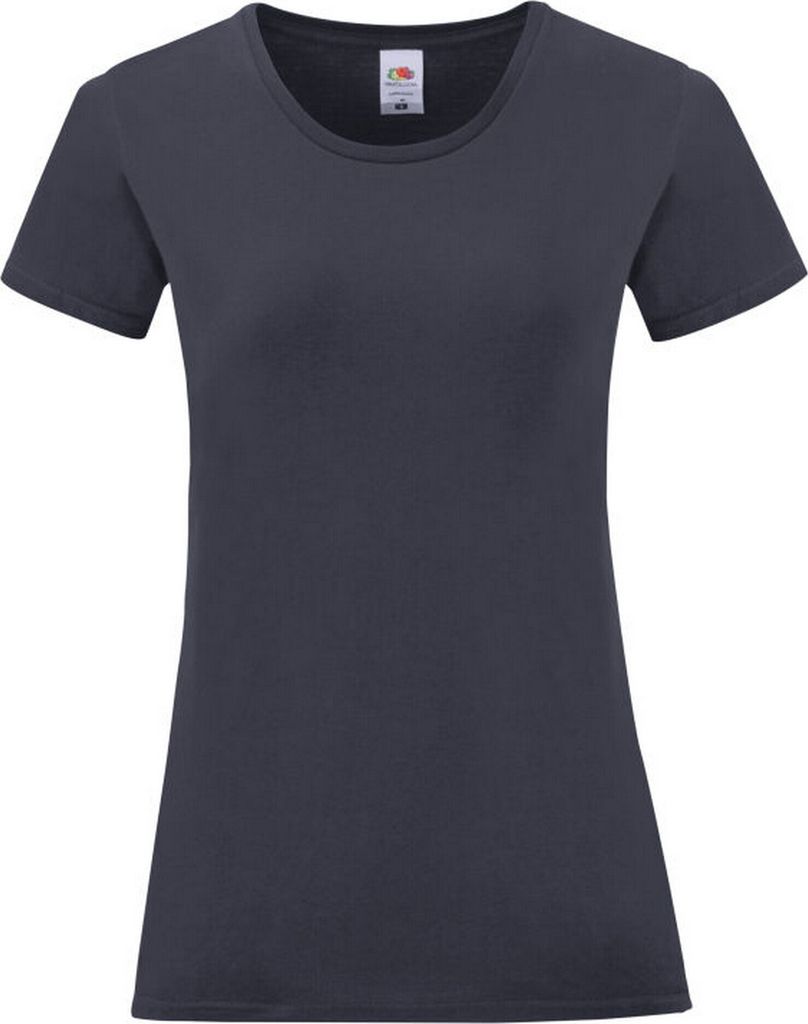 Fruit of the Loom - "Iconic" T-Shirt für Damen BC4799 (XL) (Dunkel Marineblau)