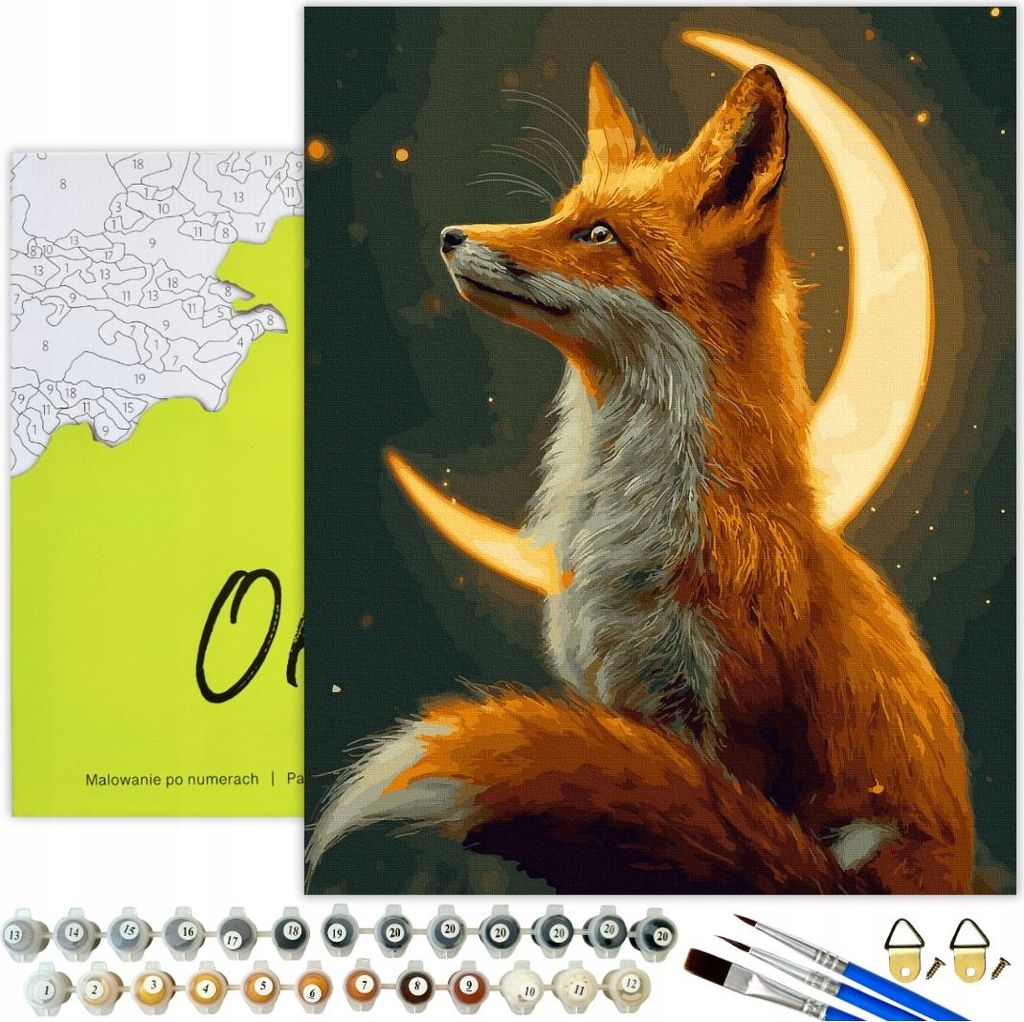 Ach, umění! Sada Malování podle čísel 40x50 cm Zvířata - Obrázek produktu 