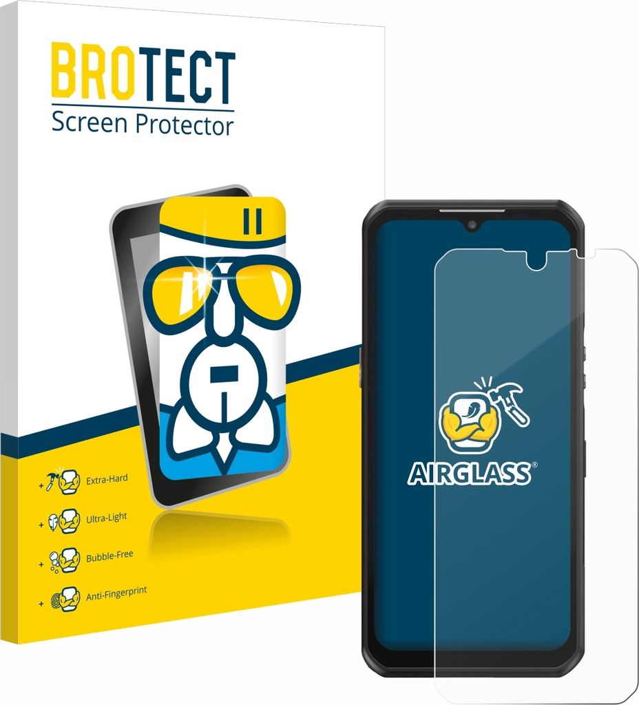 BROTECT Schutzglas für Oukitel WP39 Schutzfolie Panzer Folie Glas Display Schutz klar