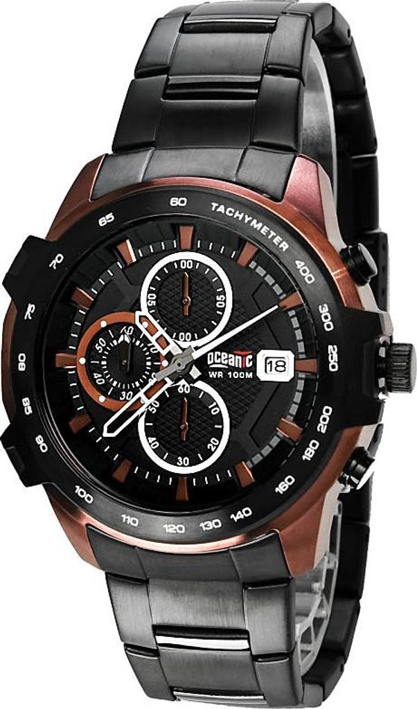 Armbanduhr CQ175 mit Datumsanzeige, Stoppuhr und 100m Wasserdichtigkeit
