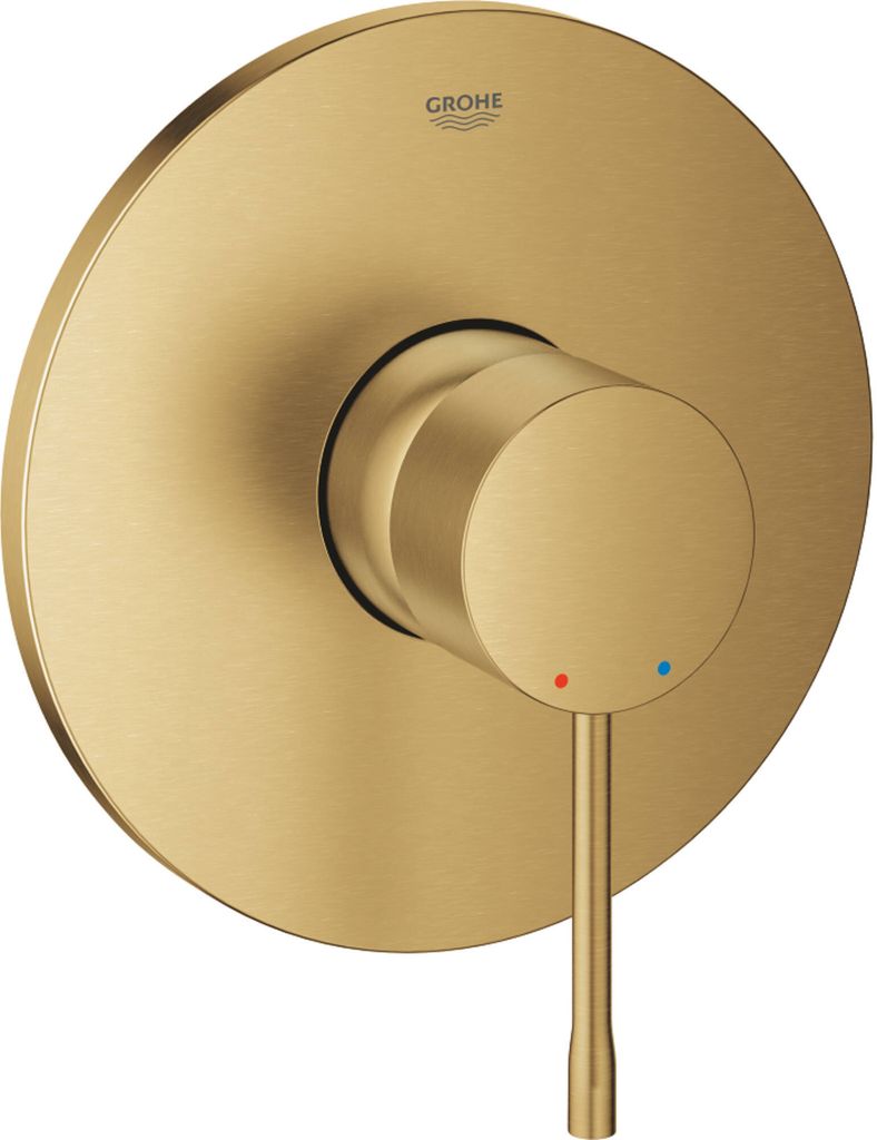 GROHE Einhand-Brausebatterie Essence 24168_1, Fertigmontageset für GROHE Rapido SmartBox, Professional Edition, cool sunrise gebürstet