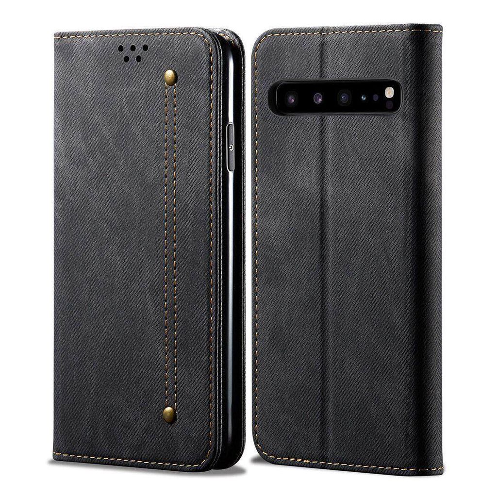 Galaxy S10 5G Pouzdro, Kožené Peněženkové Pouzdro s Obrázek produktu 