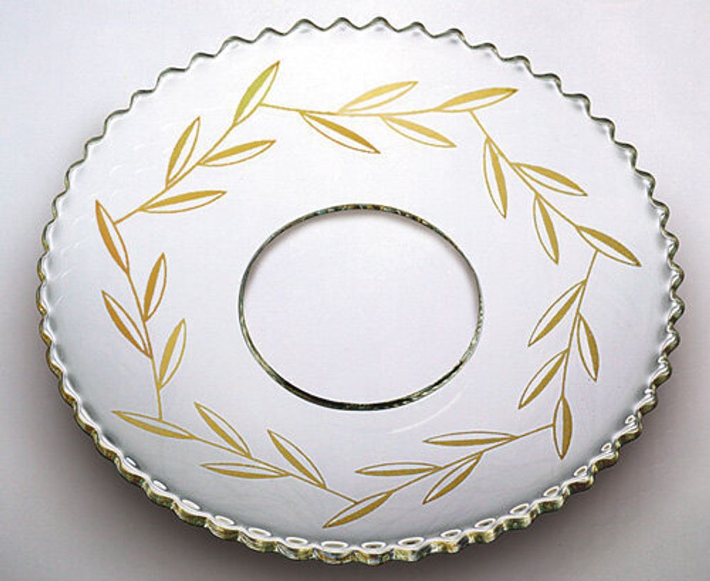 Glas-Kerzenmanschette - Tropfenfänger für Kerzen bis Ø 25 mm. Der Außendurchmesser der Kerzenmanschette beträgt Ø 70 mm. Hergestellt in Handa...