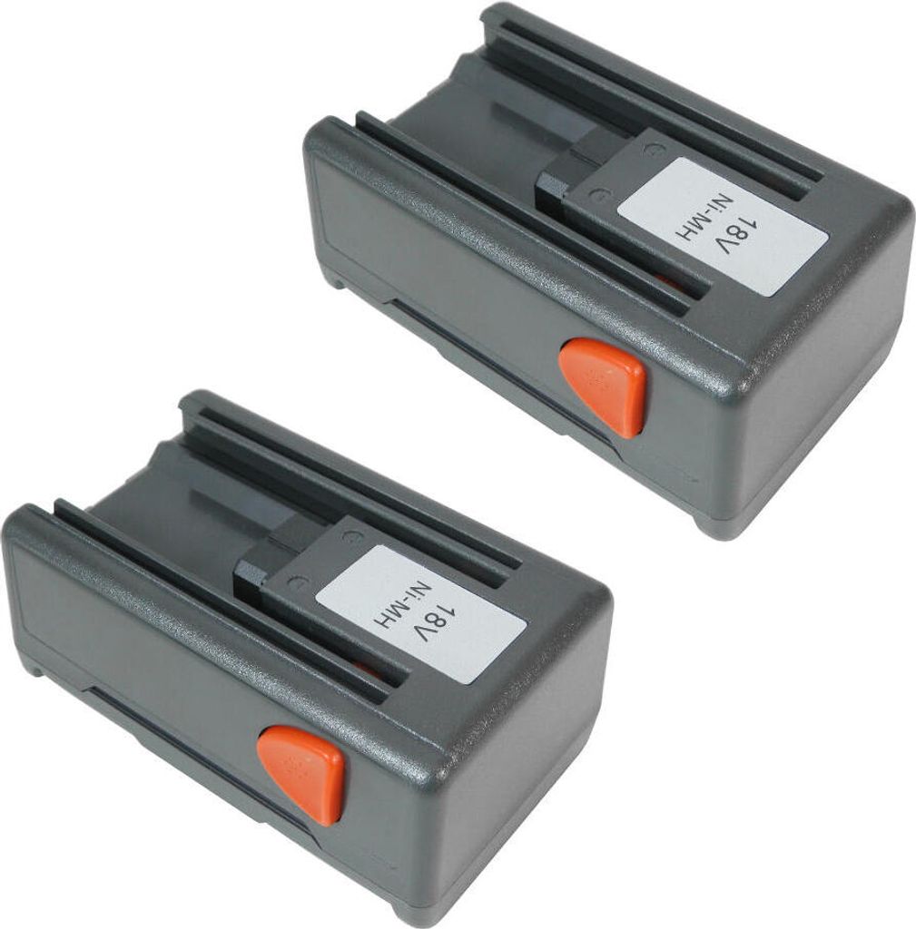 2x Trade-Shop Premium Ni-MH Akku 18V 1500mAh für Gardena SmallCut 300 SmallCut 300/23 SmallCut 8844-20 ersetzt Gardena 5788773-01