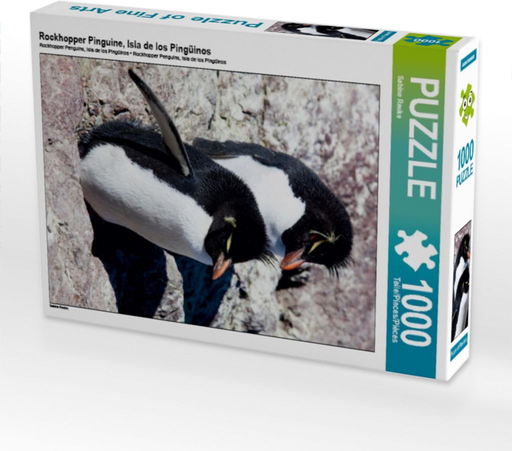 Calvendo Rockhopper Pinguine, Isla de los Pingüinos 1000 Teile Puzzle hoch 480x640mm, Reuke Sabine; 7382792