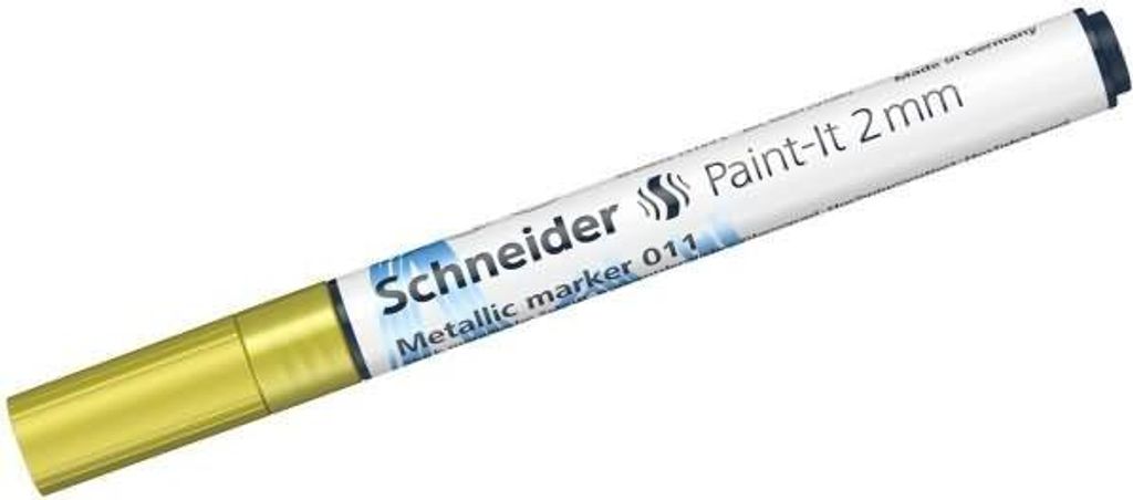 Schneider Metallicmarker 011 Paint-It 2 mm yellow metallic