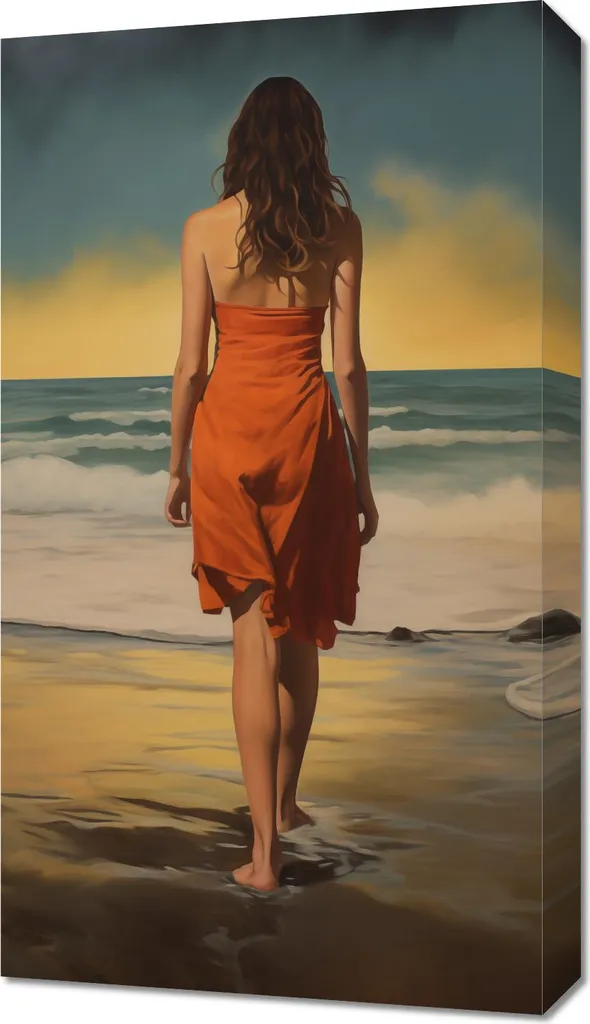 Acquista Quadro 40x70 cm Fuga alle origini - Arte su Tela per Casa