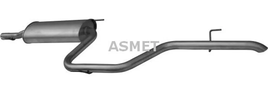 Réparer pot échappement bruyant Mercedes Vito avec Silencieux ASMET 2037
