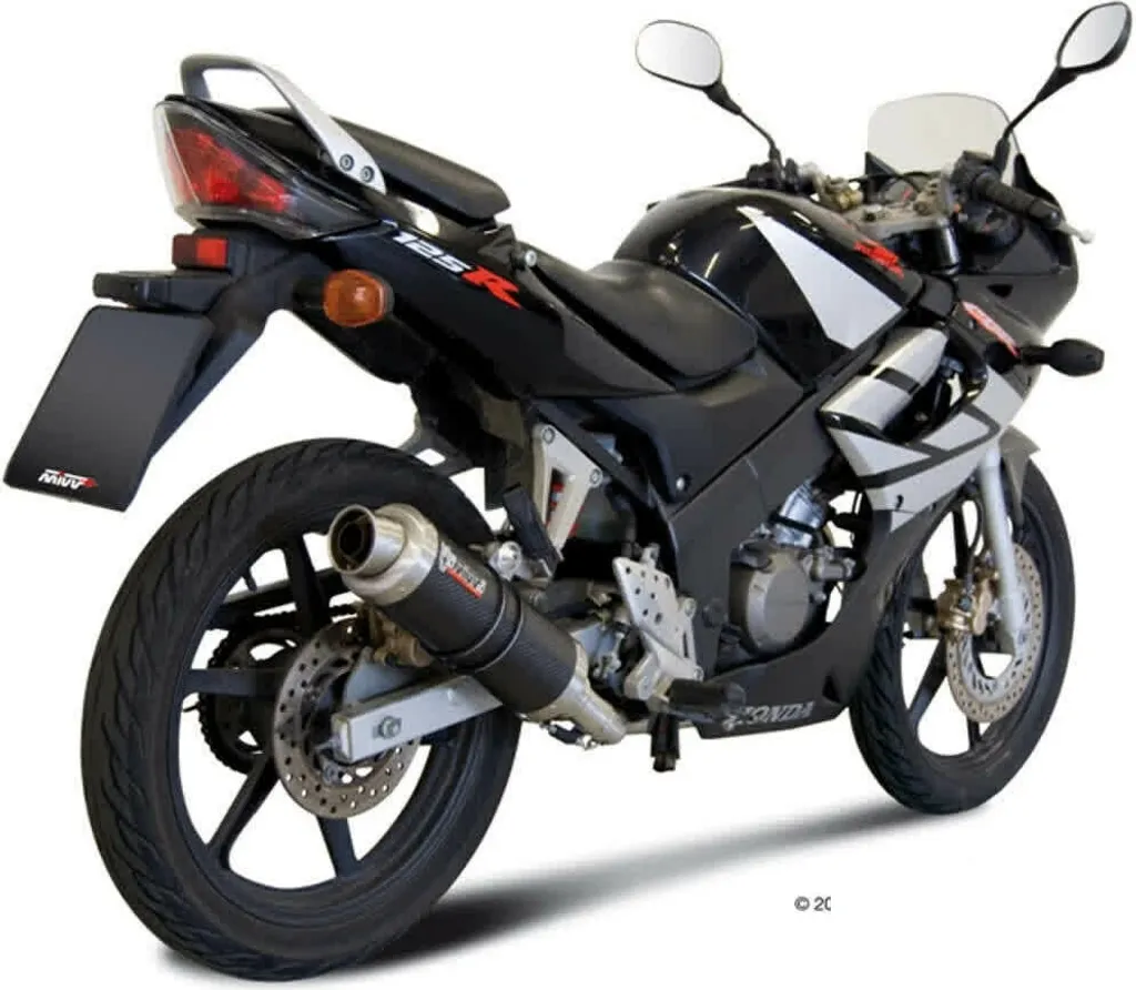 Silencieux Sport Mivv GP en Carbone avec Ligne Complète CBR 125 R