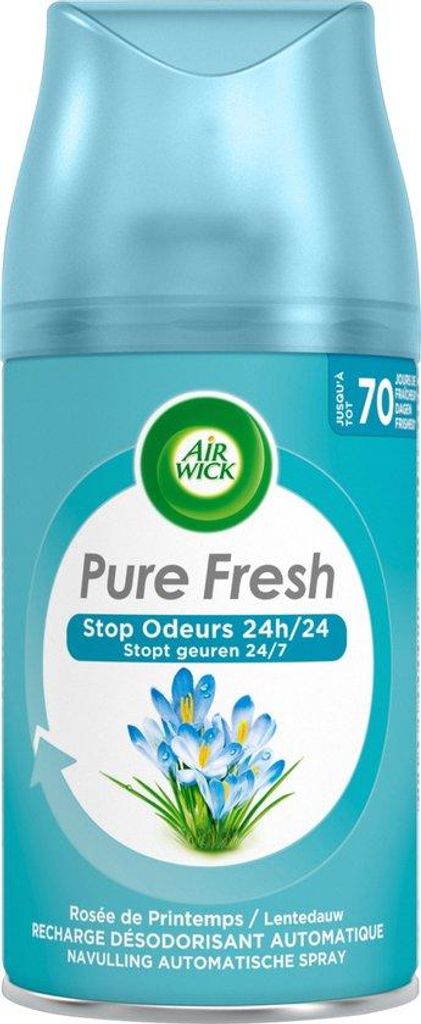 Air Wick Freshmatic Lufterfrischer - Pure Fresh Spring Dew - Nachfüllpackung - 250 ml