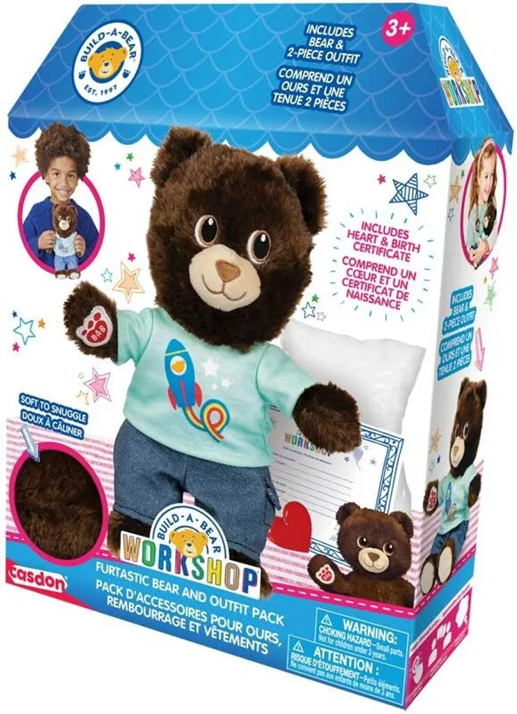 Doudou Furtastic Bear et tenue : le cadeau idéal pour apaiser votre enfant