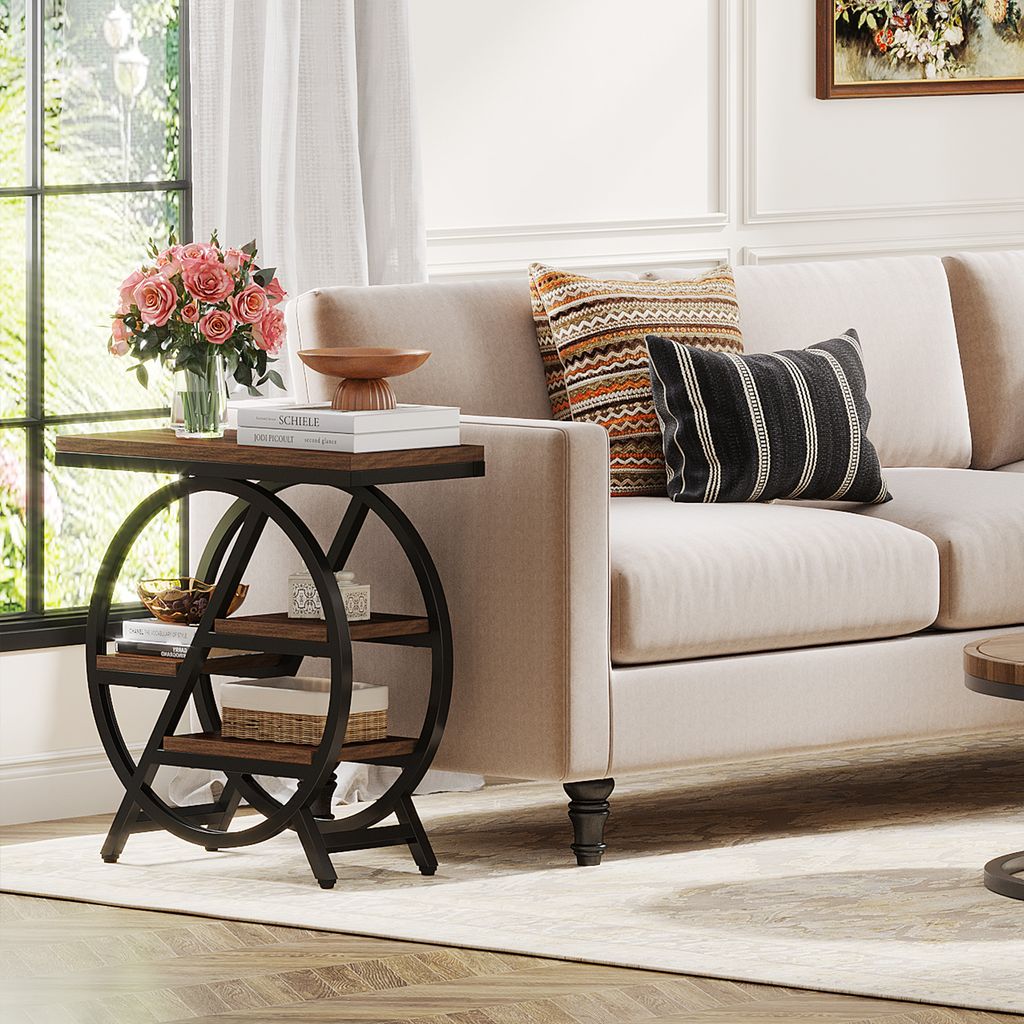 Tribesigns 3-Etagen Beistelltisch, Holz Sofa Beistelltisch Produktbild 7