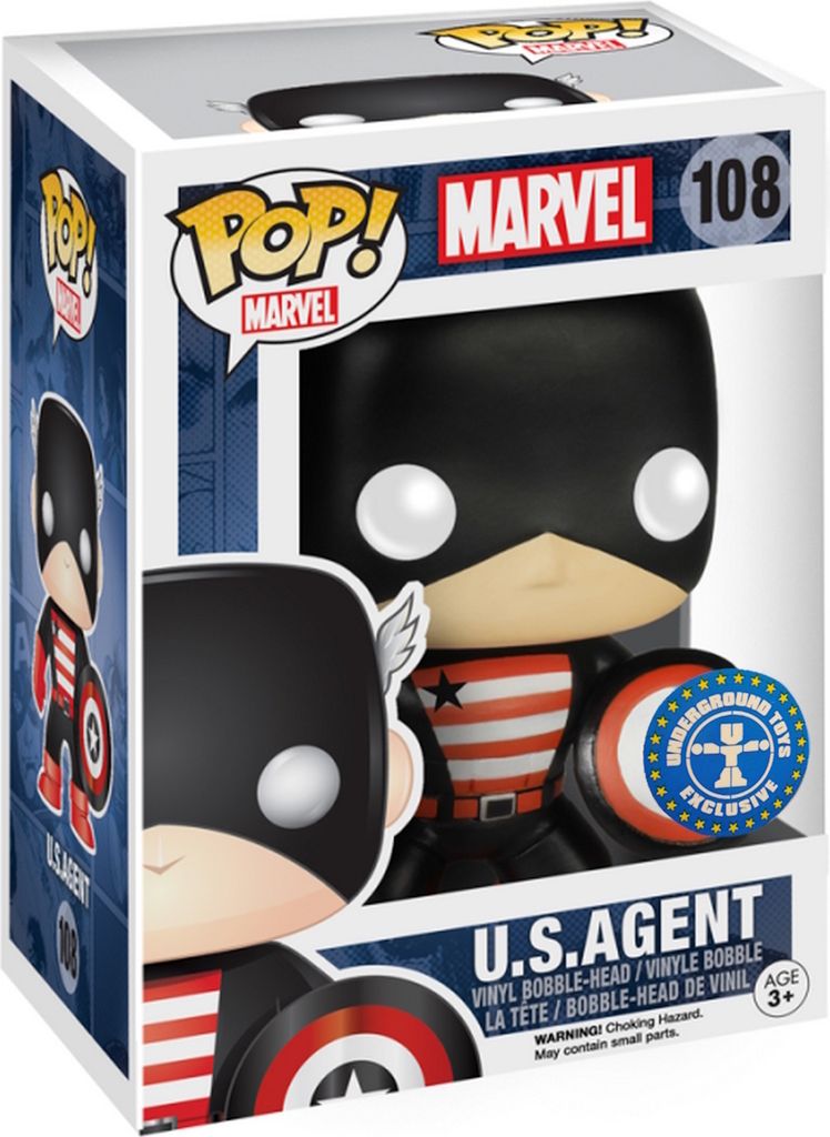 Marvel - U.S.AGENT 108 Underground Toys Exclusive - Funko Pop! Vinyl Figur