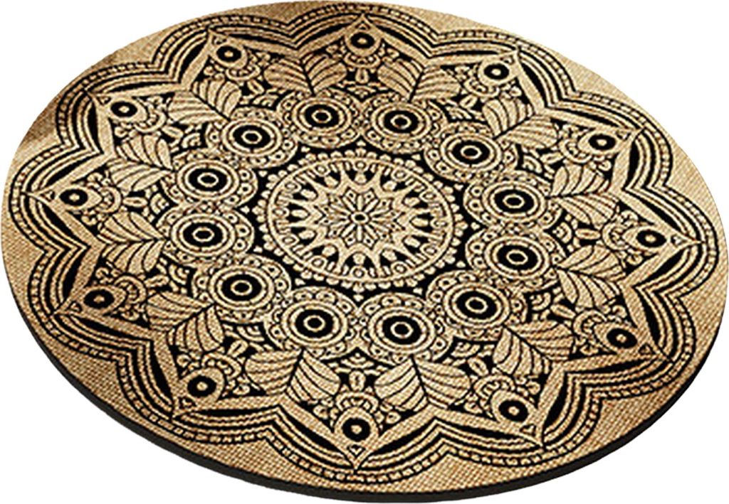 Runde Tischsets, hitzebeständig, Untersetzer, waschbar, für den Küchentisch, Tischsets für den Esstisch, Boho-Tischdekorationen für die Tischd...