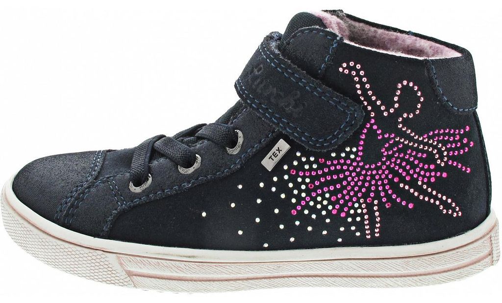 Lurchi Kinderschuhe Mädchen Schnürstiefel Blau Freizeit, Schuhgröße:29 EU