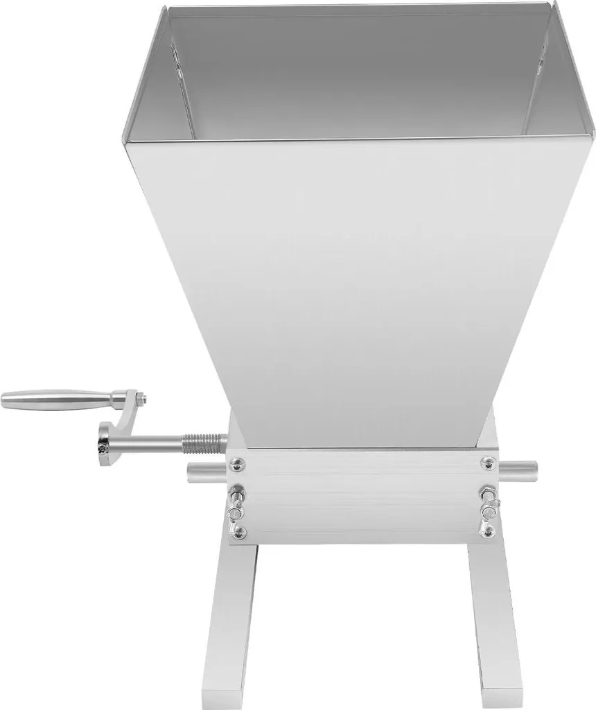 Moulin à céréales manuel et électrique avec rouleaux réglables - Argent