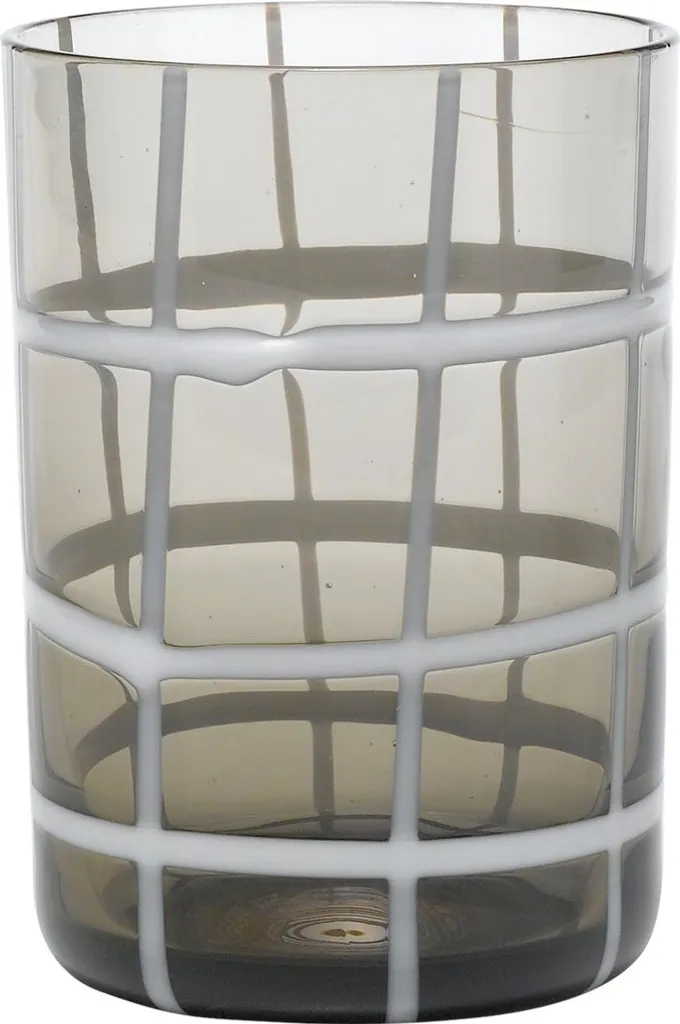 Zafferano Twiddle Grigio: Set 6 Bicchieri Acqua Design Veneziano