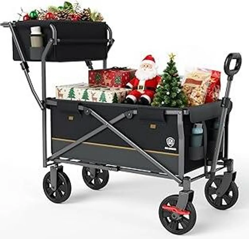 EVER ADVANCED Carrello Pieghevole 120kg | Carrello da Spiaggia e Camping