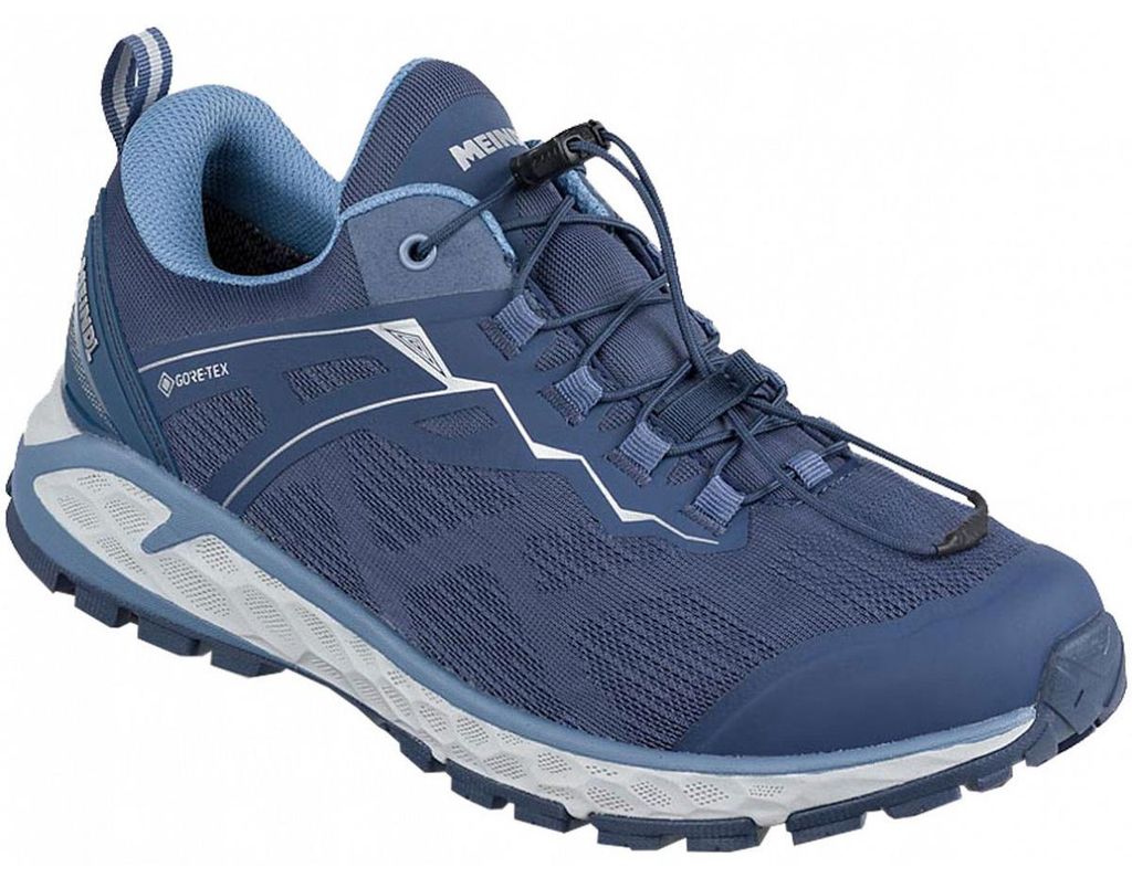 Meindl Power Walker Lady 3.0 Damen Wanderschuhe Trekkingschuhe Low jeans/silber 37,5