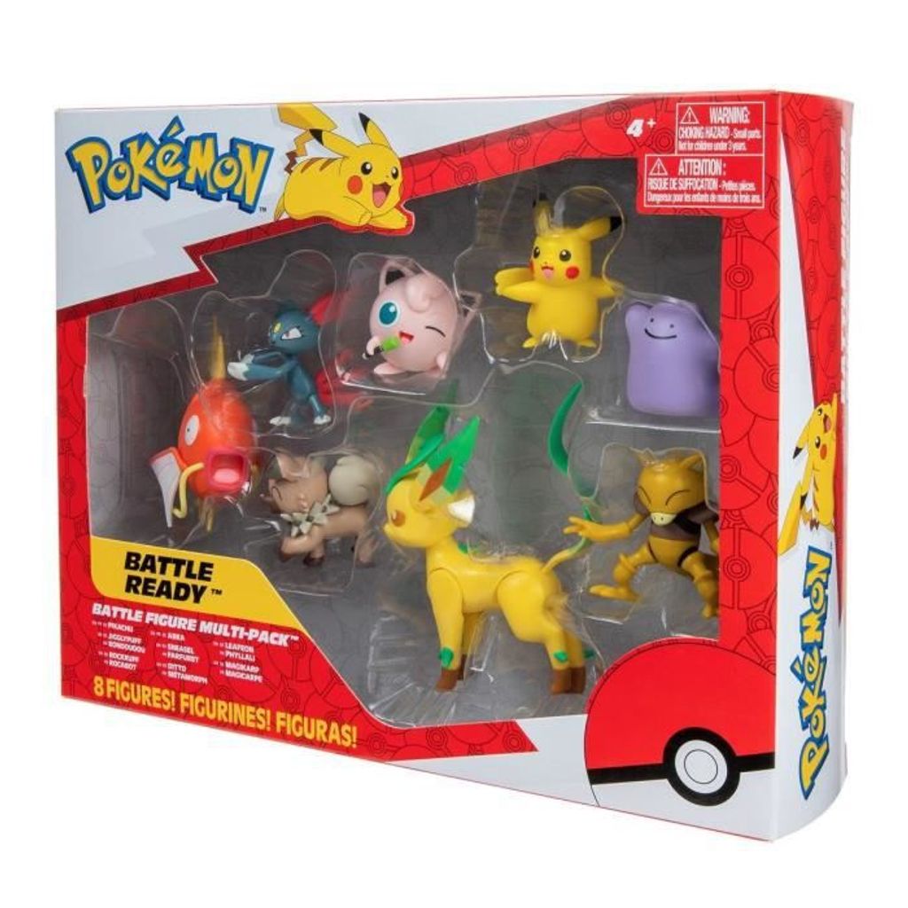 8 Bandai -Figuren - Pokémon - Pikachu, Rondoudou, Rocabot, Produktbild 