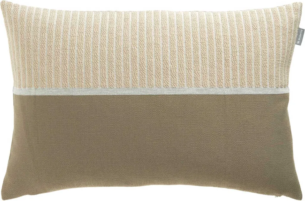 Housse de Coussin de Canapé Beige 58x38 cm - Idéal pour Salon et Chambre