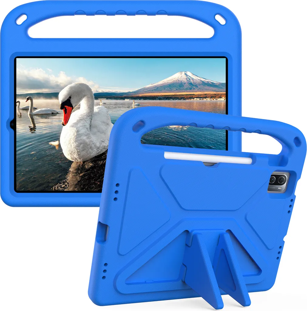 Custodia protettiva per Xiaomi Pad 5 / Pad 5 Pro, leggera custodia per bambini in EVA con maniglia e supporto Blu