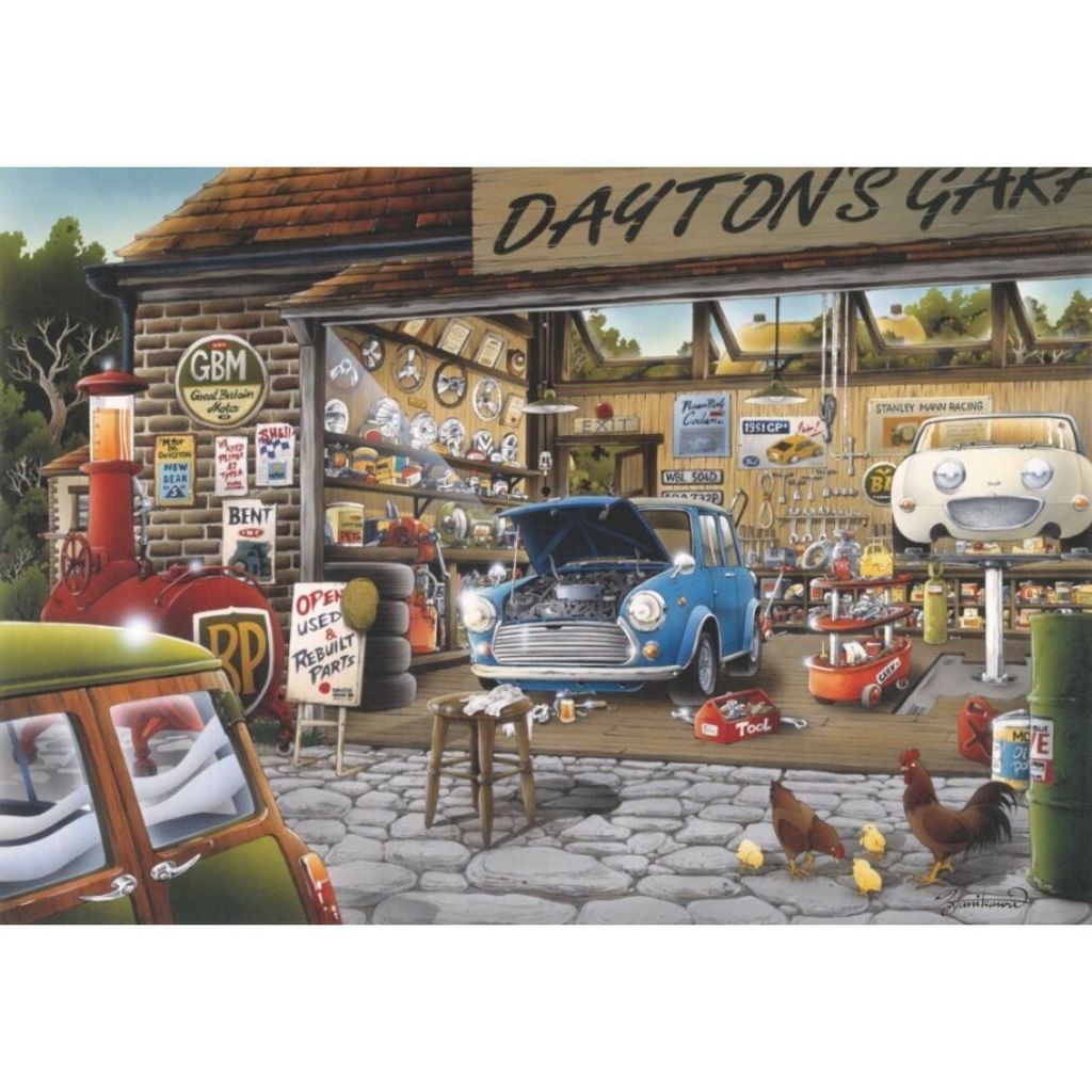 ANATOLIAN Puzzle Dayton's Autowerkstatt 500 Teile