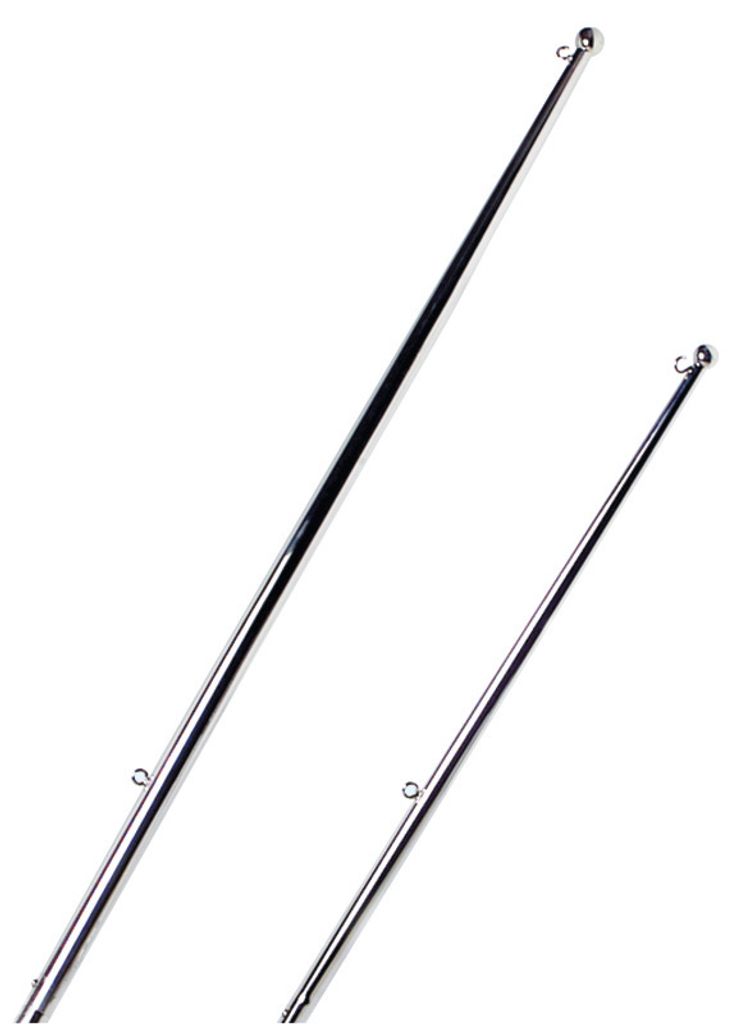 Flaggenstock 61cm mit Flaggenstockhalter und Schnellverschluß