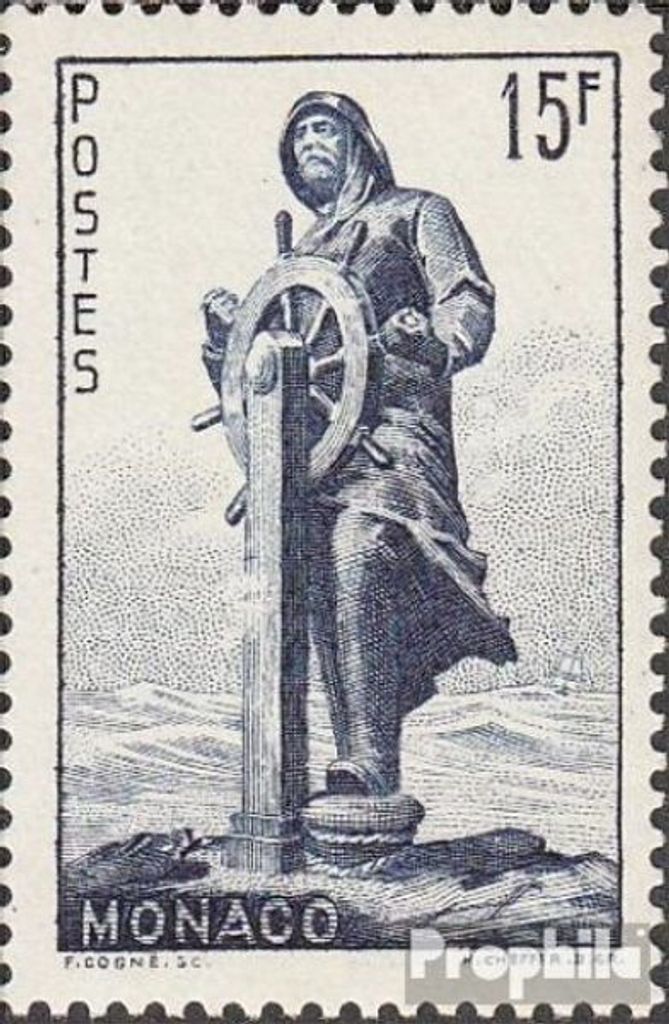 Briefmarken Monaco 1951 Mi 427 (kompl.Ausg.) postfrisch Denkmal