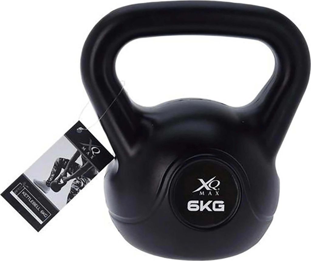 XQ Max Kettlebell - 6KG - Schwarz