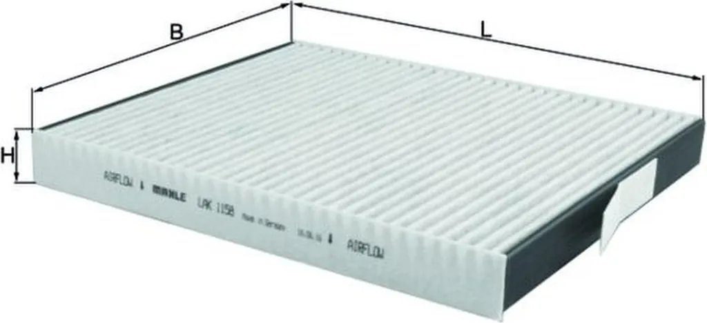 Filtre air intérieur LAK 1158 pour une conduite saine sans odeurs