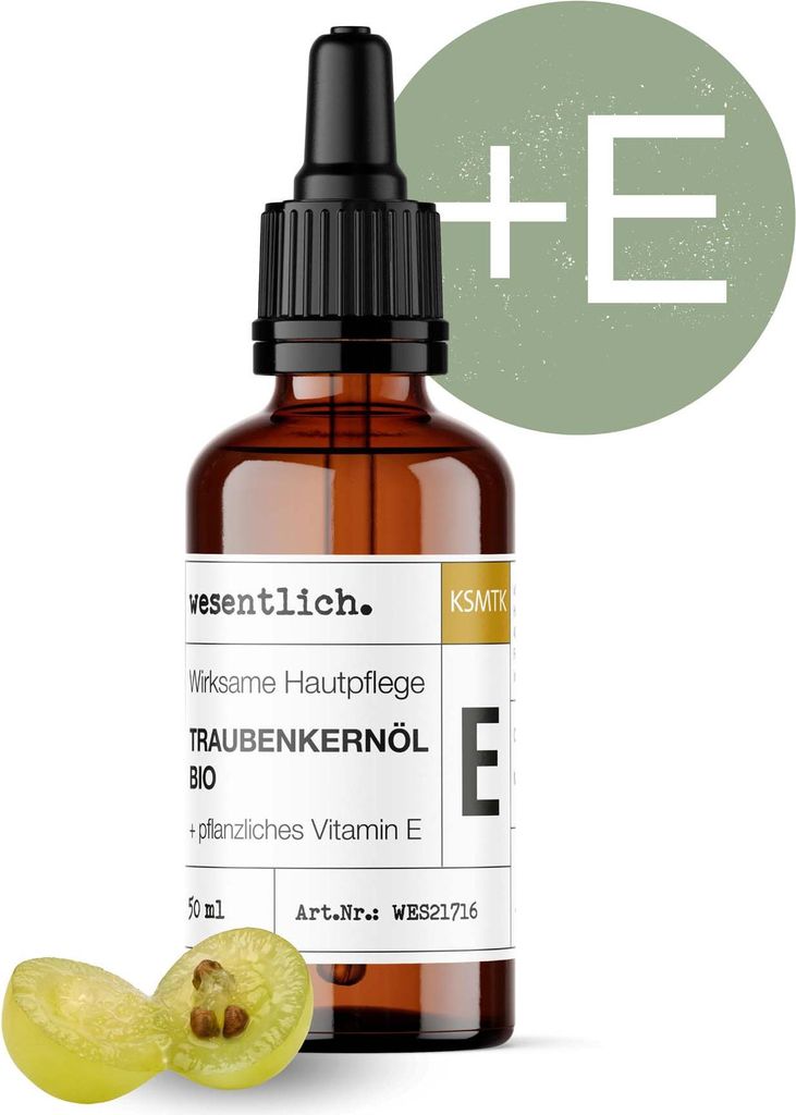 Traubenkernöl bio +Vitamin E
