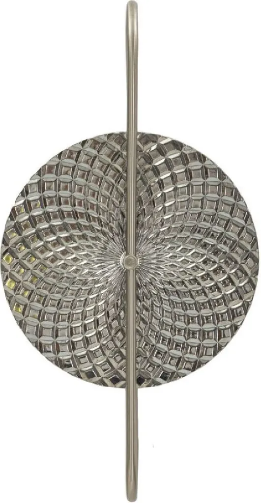 Applique en Métal Argenté Mauro Ferretti 54 cm Style Contemporain