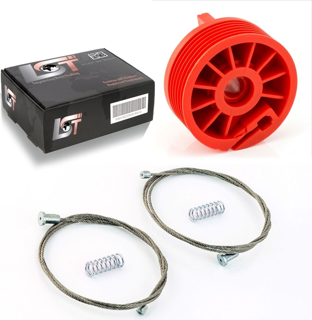 Fensterheber Reparatursatz Seilzug Rolle Hinten Rechts Für Renault Clio 3 Iii