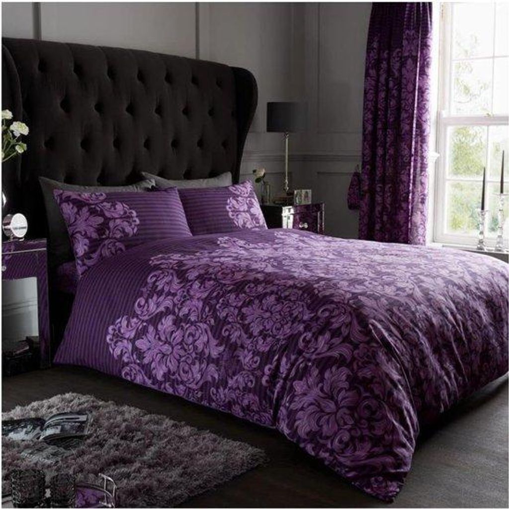 Polsterbettbezüge und Kissenbezüge aus Polyester-Katun, Blau, Größe 200 x 200cm