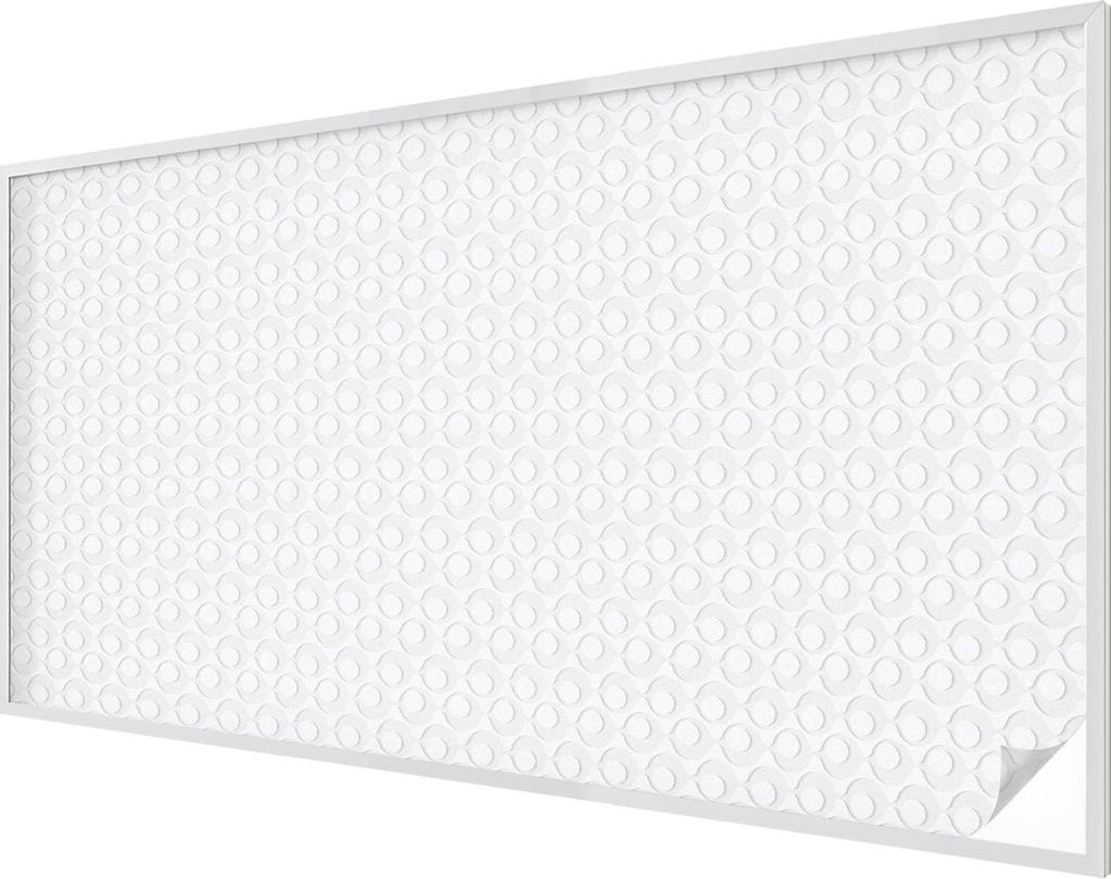 Buntglas Fensterfolie – 116x200 cm – Stained-Glass Design – blickdichte dekorative Sichtschutzfolie – selbstklebend, UV-Schutz – Geometri...