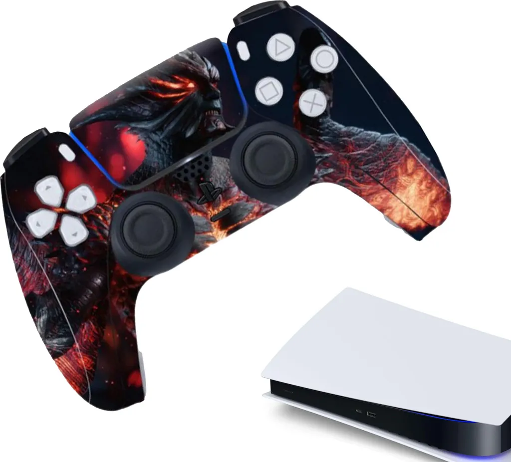 Adesivo PS5 Controller Monster - Skin Protettiva PlayStation 5 Performance