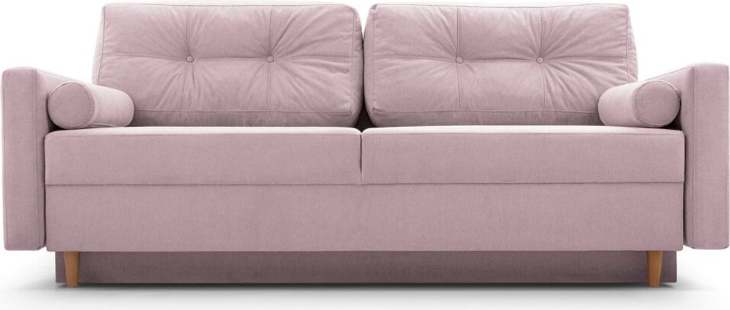 Sofa, Sofa mit Schlaffunktion, modernes Design, Bettkasten, Schlafcouch - Clara