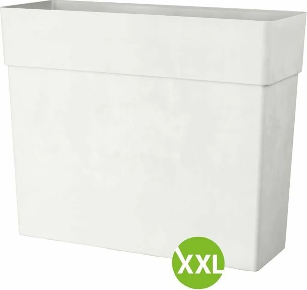 Jardinière Deroma Like R Blanc : fini les pots qui ternissent au soleil