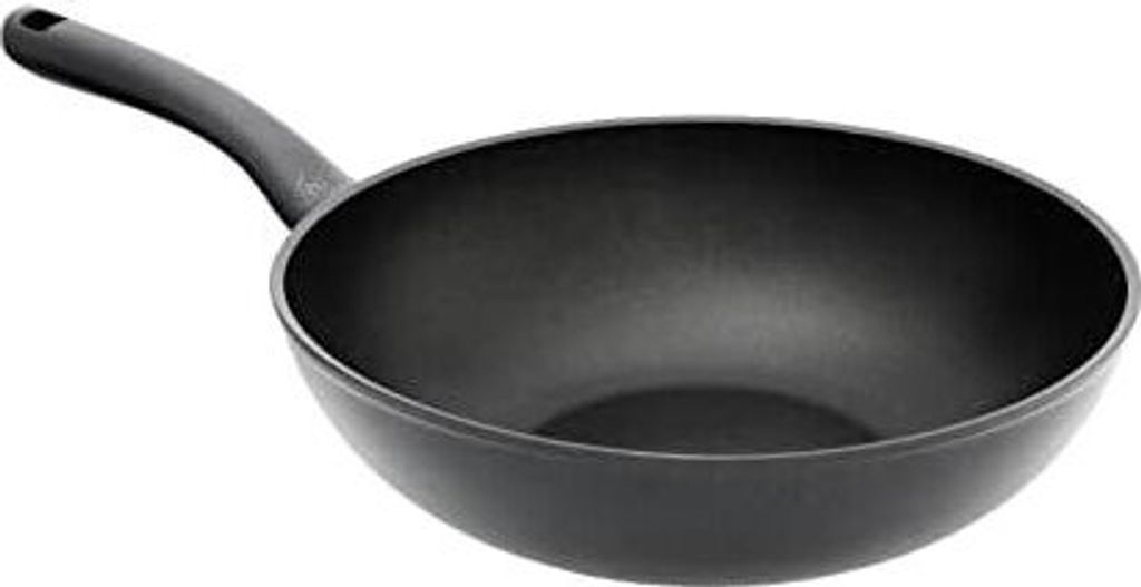 Fissler Cenit / Aluminium-Wok, Asia-Pfanne (Ø 28 cm) beschichtet, antihaftend, hoher Rand - Induktion