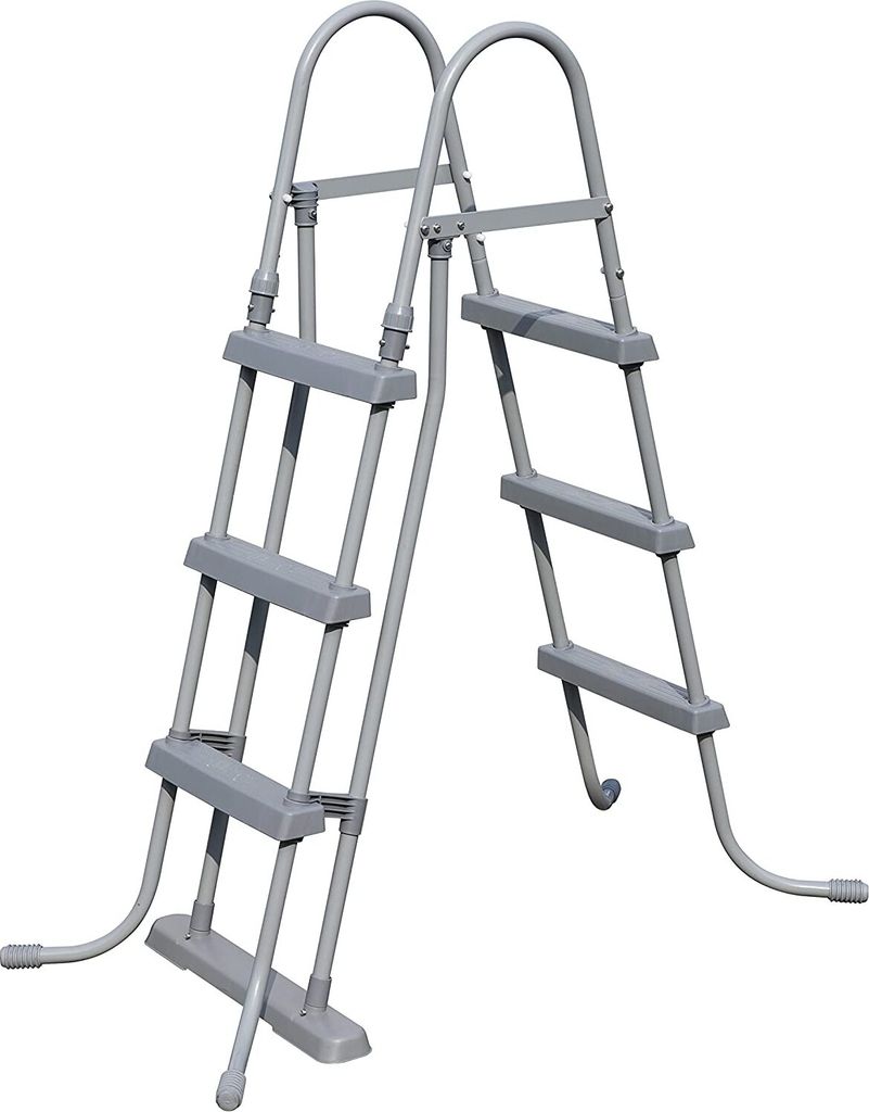 Bestway Poolzubehör Sicherheitsleiter, 107 cm, mehrfarbig