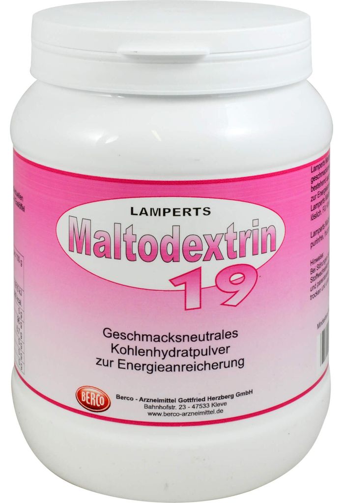 LAMPERTS Maltodextrin 19 Kohlenhydratpulver, 850 g Pulver