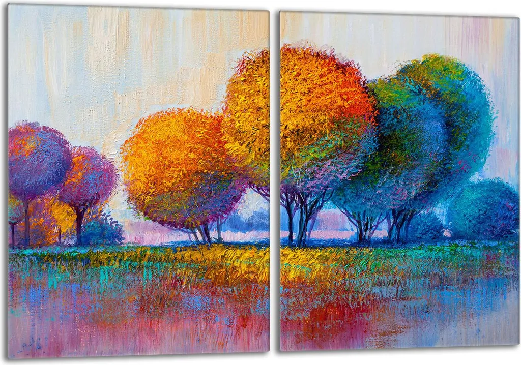Protezione Piano Cottura Vetro Temperato 4 mm 2x40x52 cm Colourful