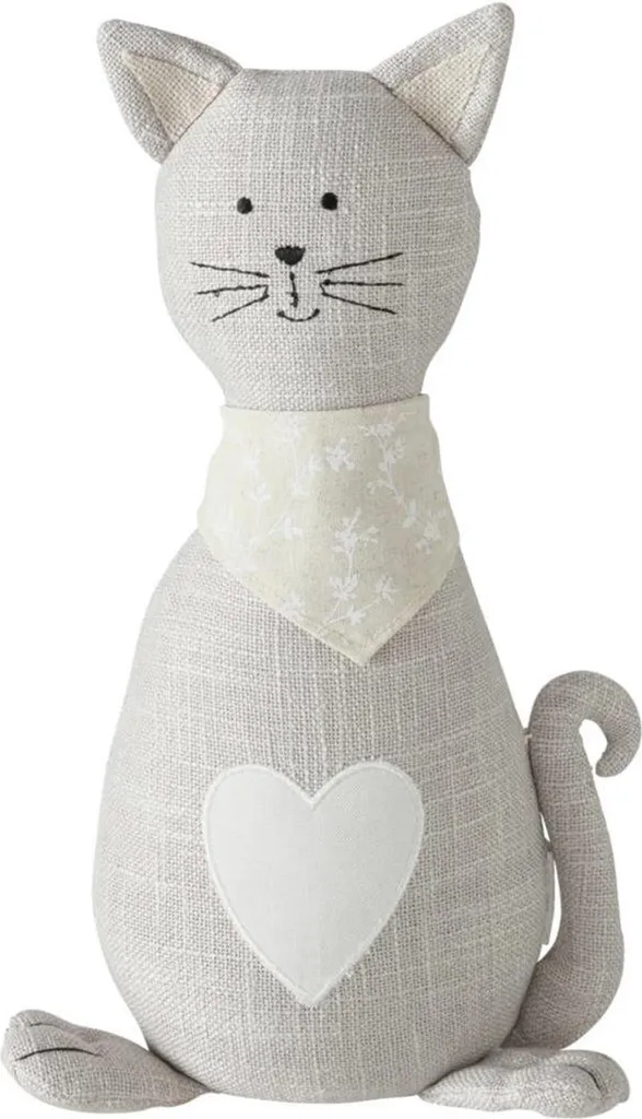 Gatto Fermaporta Minka Stoffa | Sicurezza Bambini e Animali 32cm