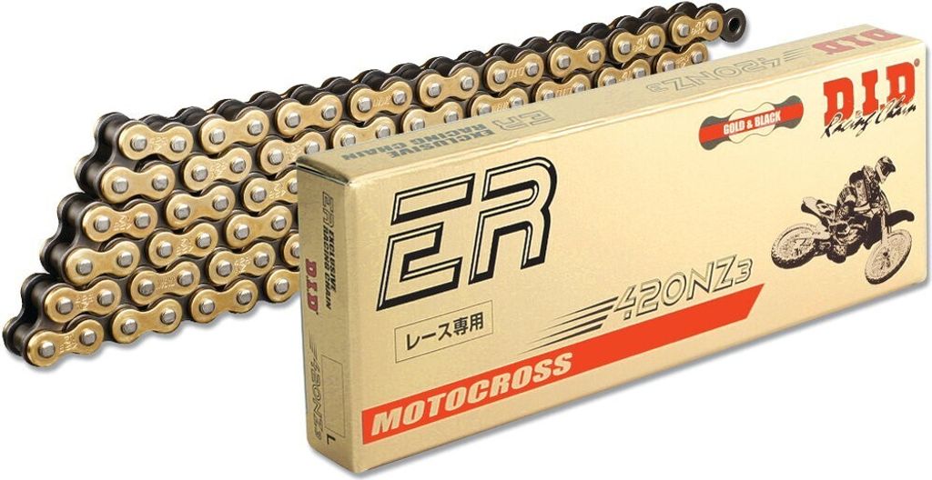 Did 420Nz3-122 Kette (122 Glieder) Ohne O-Ringe (Offen + Stift)
