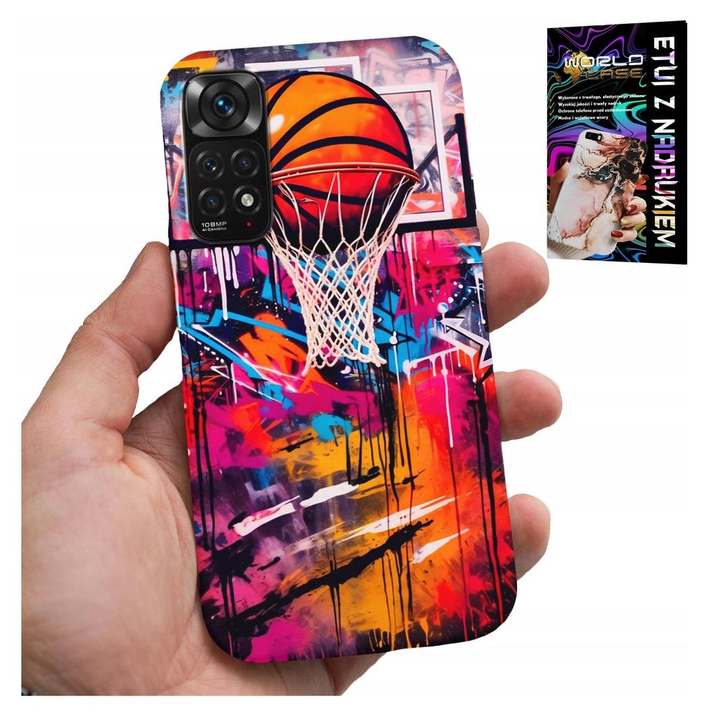 Fall Für Xiaomi Note 11 Pro - Basketball Nba Strasse Graffiti Korb Fan