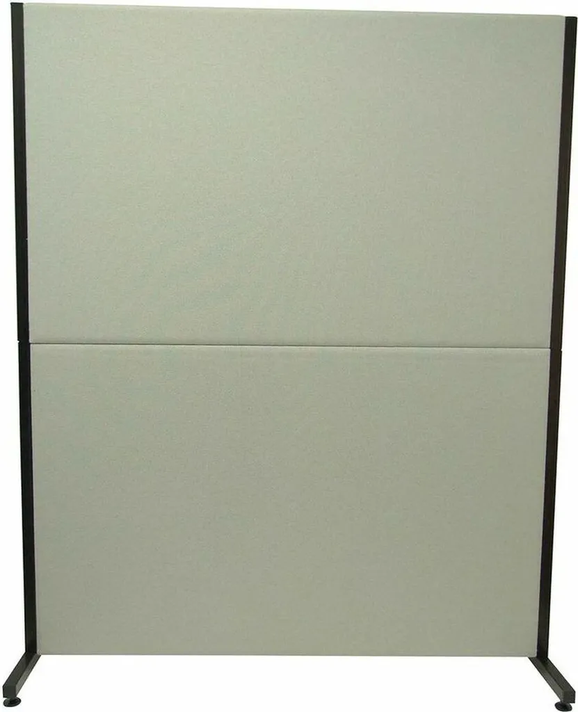 Paravent en bois Bali gris clair Valdeganga : Design naturel ajouré