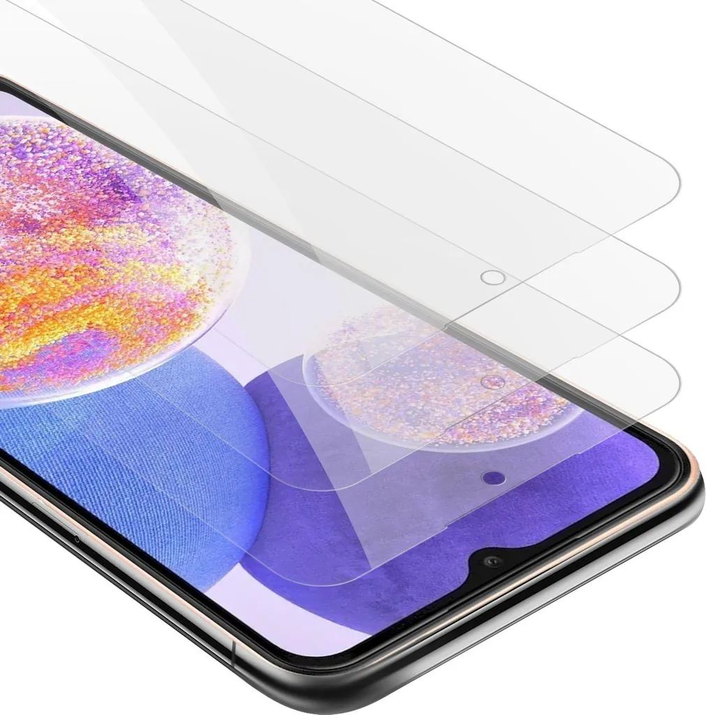 Cadorabo 3x Pellicola Vetro Temperato Samsung Galaxy A23 4G/5G 9H