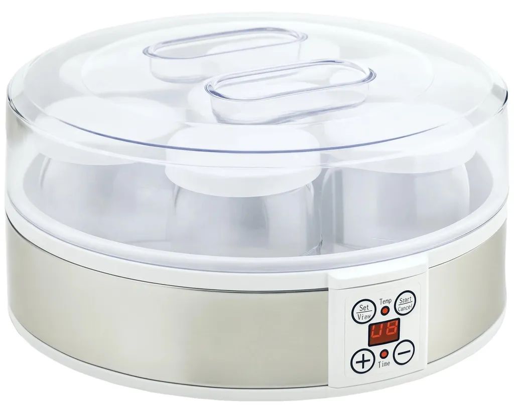 Yaourtière 1260ml avec Minuterie 48h et Température Réglable 20W